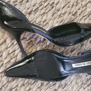Black Patent Leather Women's Shoes